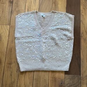 Madewell sequin sweater vest